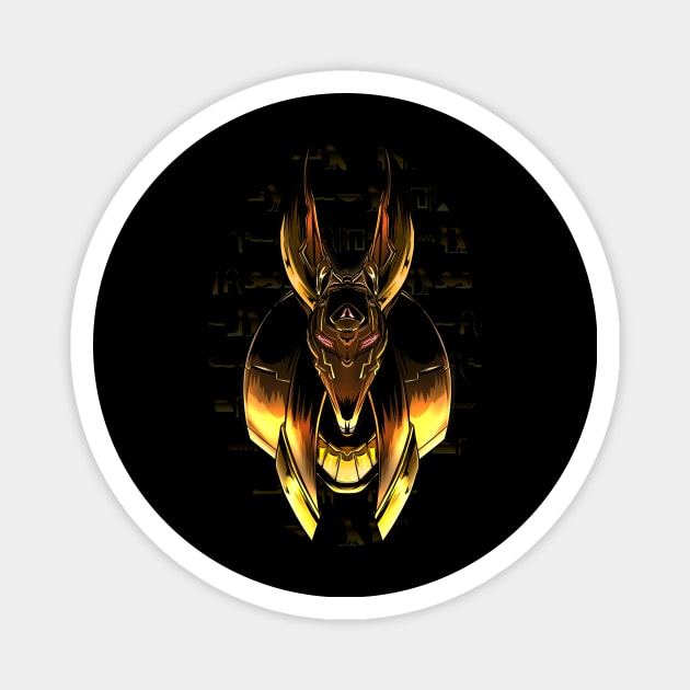 Mecha Anubis Magnet by Robarts